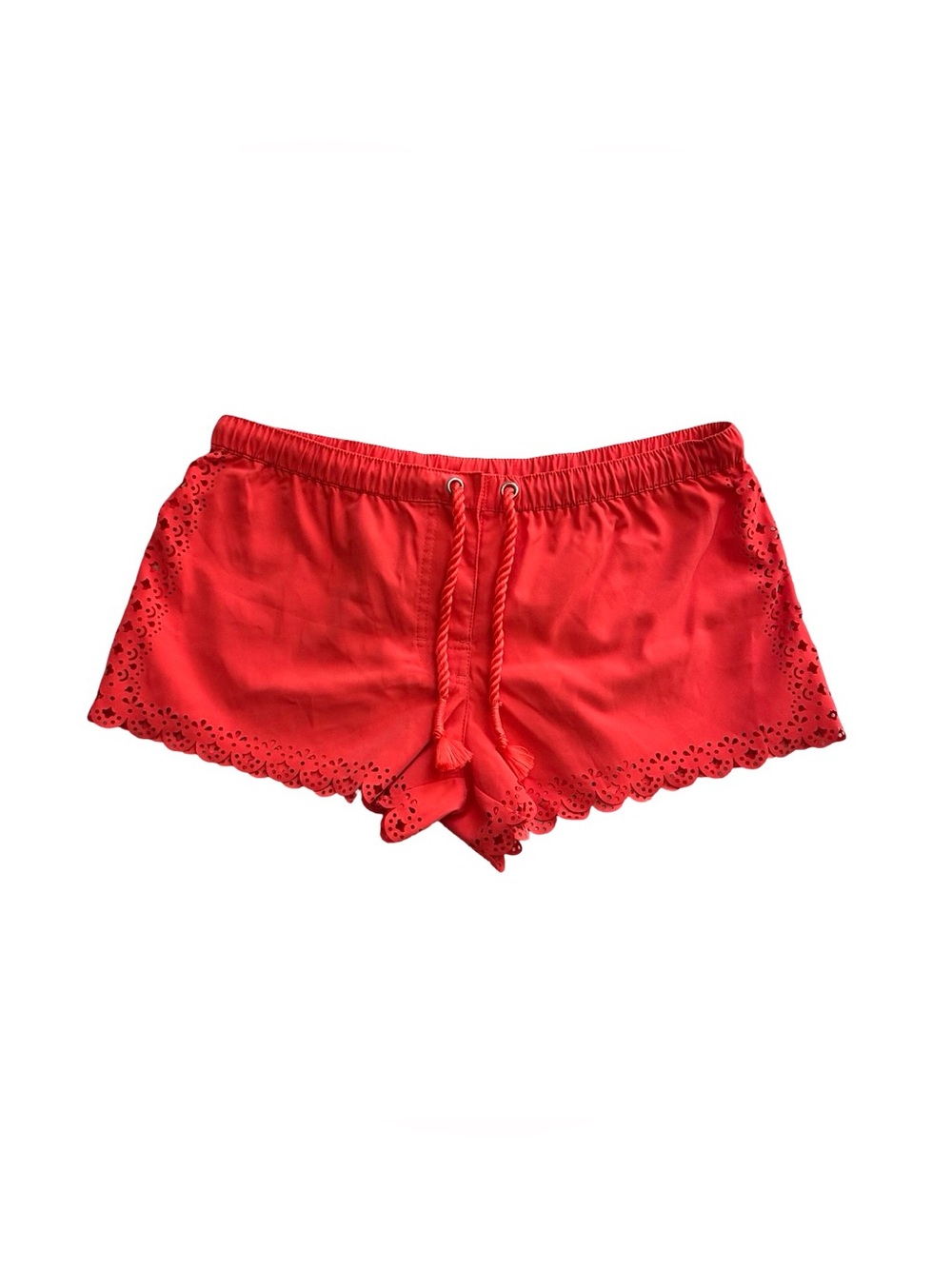 Seafolly Bella Vacation Shorts Size S Coral Orange Pool Boat Beach Shorts - Picture 2 of 10
